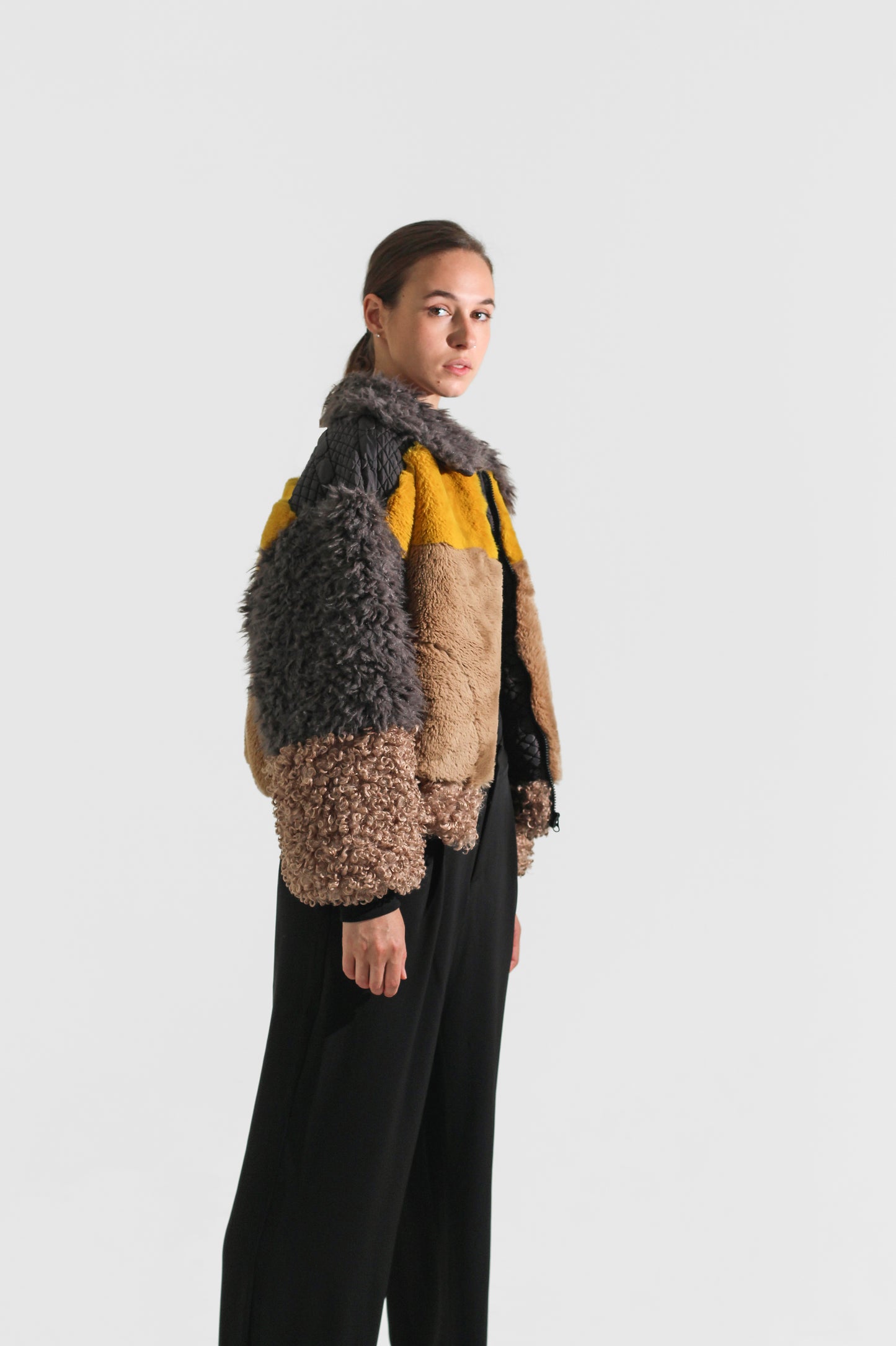 Faux fur bomber EMMA