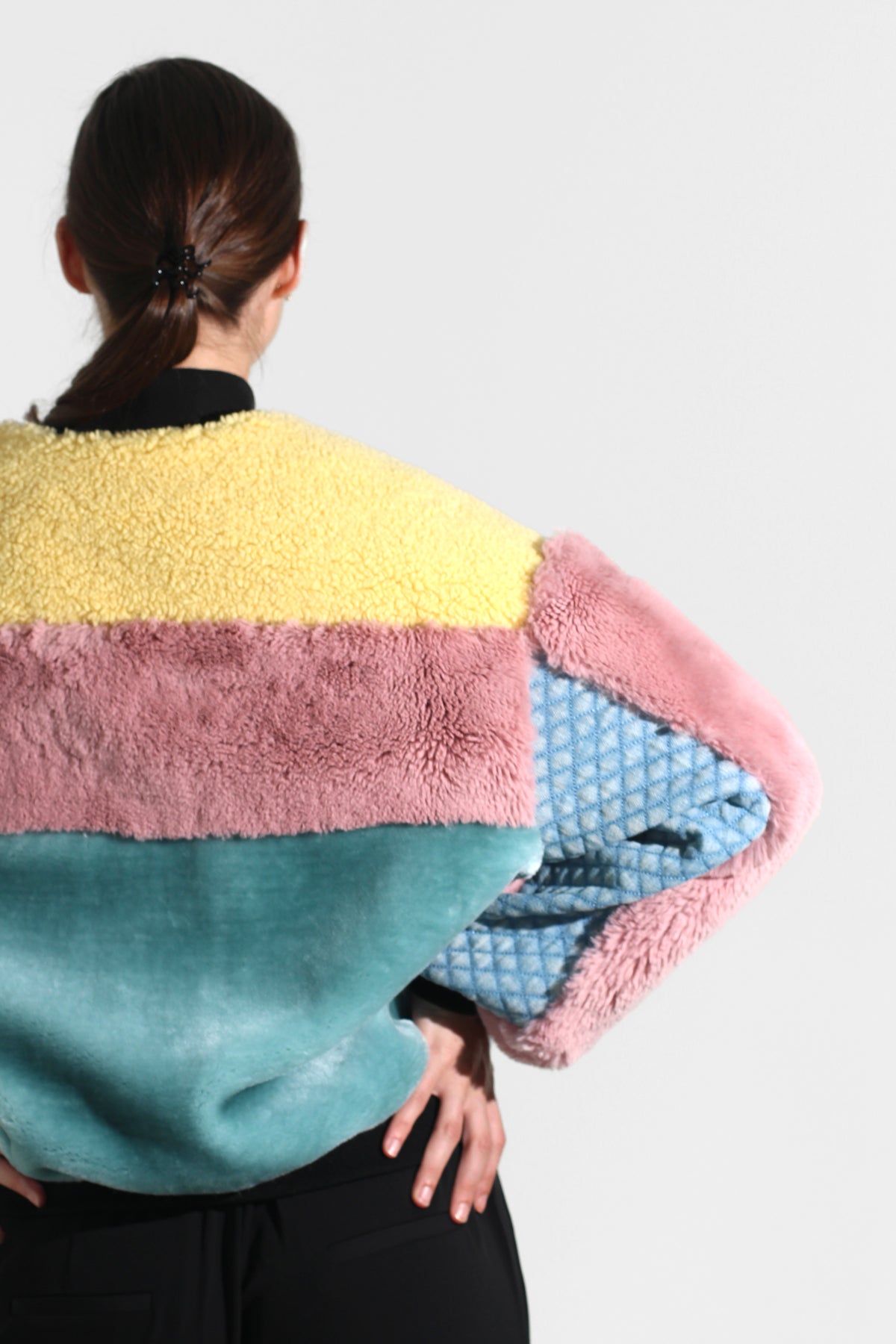 Faux-fur bomber