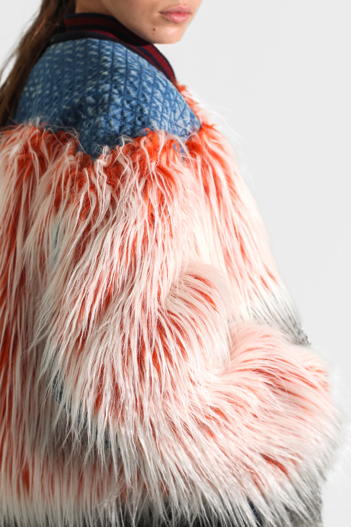 Faux-fur bomber