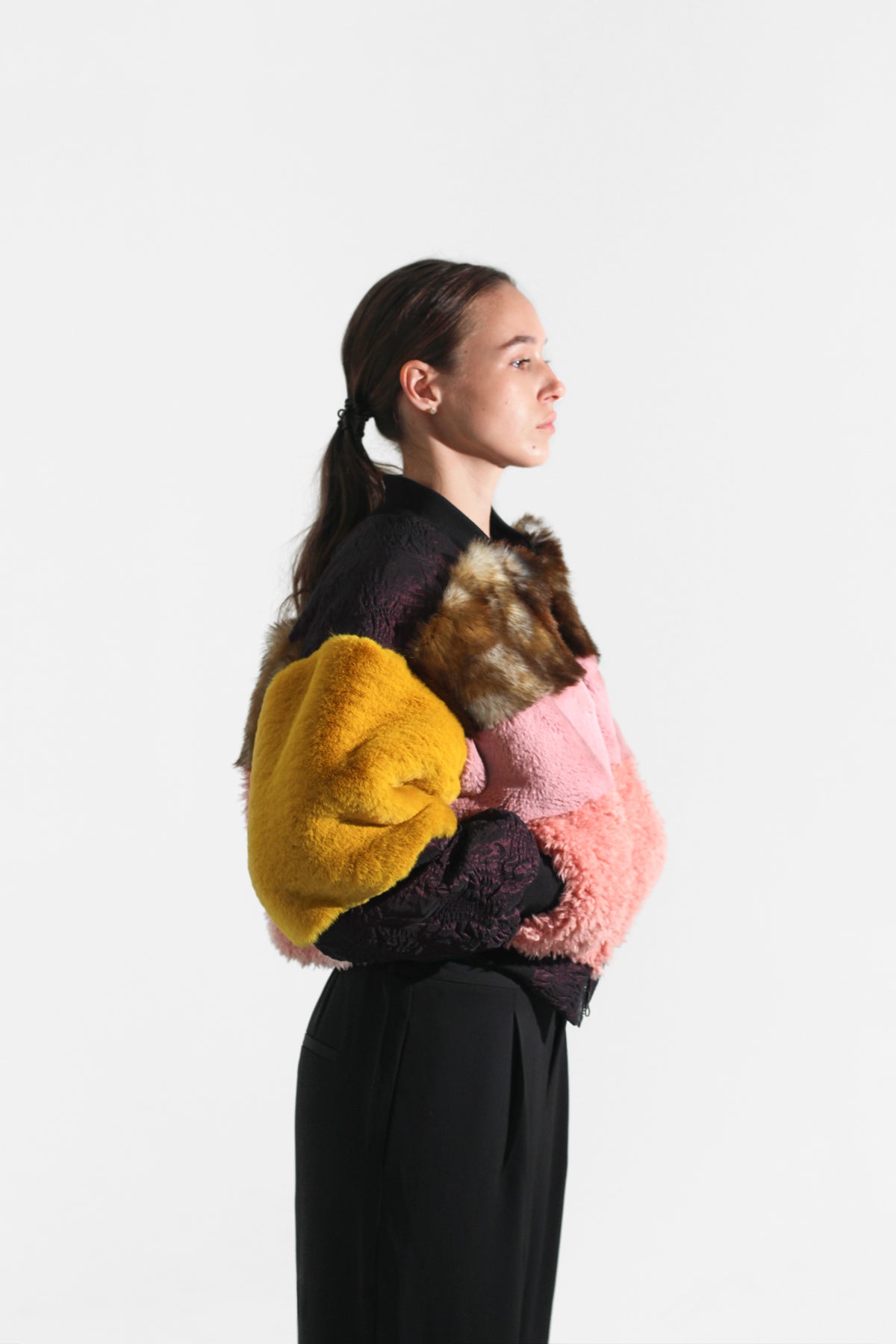Faux-fur bomber