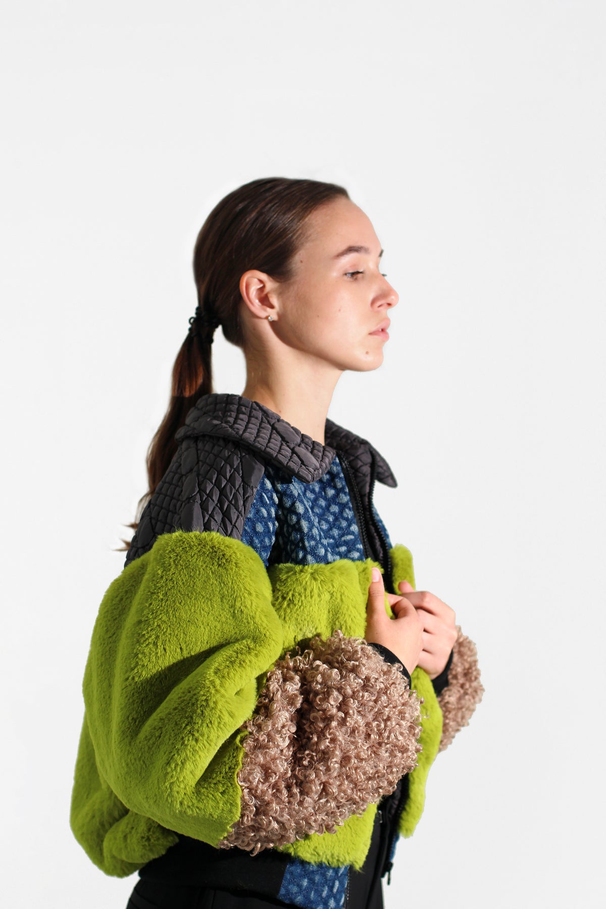 Faux-fur bomber