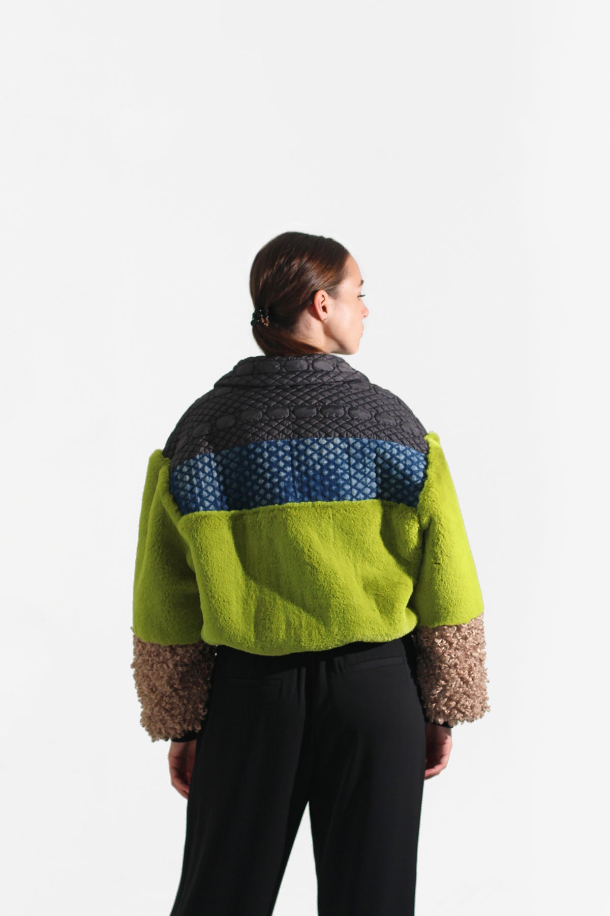 Faux-fur bomber