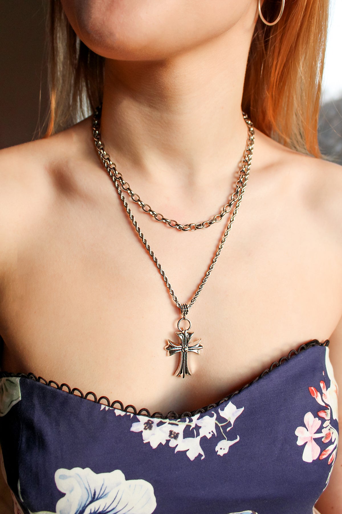 Necklace with Cross Pendant