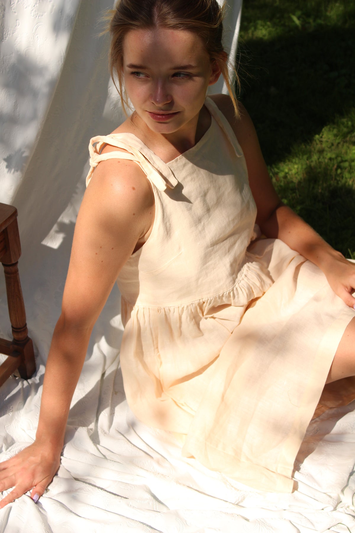 Summer Linen Dress ANDRIANA