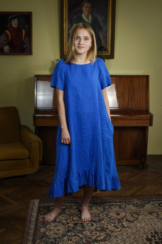 ISABEL MAXI Linen Dress